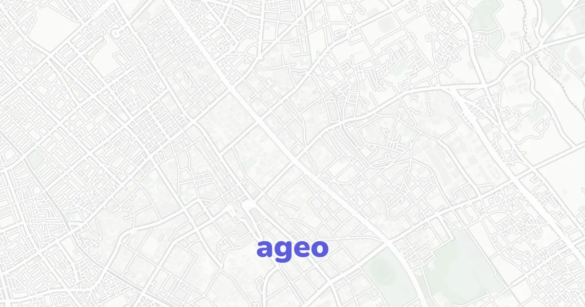 Ageo Architectural Map | ready-to-draw layered vectors | CAD ATLAS