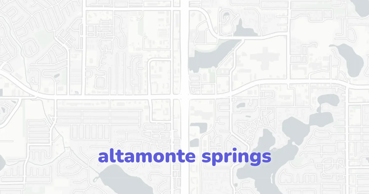 Altamonte Springs Site Plan | DWG Site Plan | CAD ATLAS