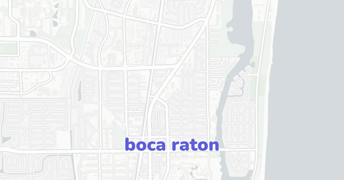 Boca Raton architectural map | CAD Atlas | CAD ATLAS