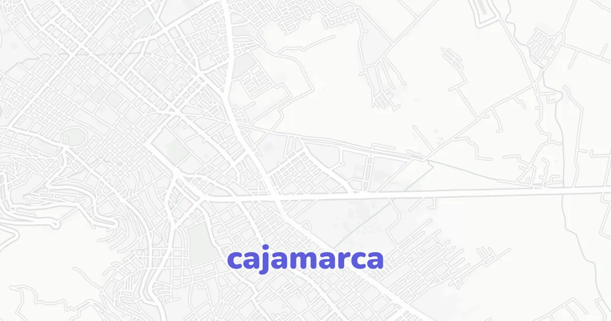 Cajamarca Site Plan | DWG Site Plan | CAD ATLAS