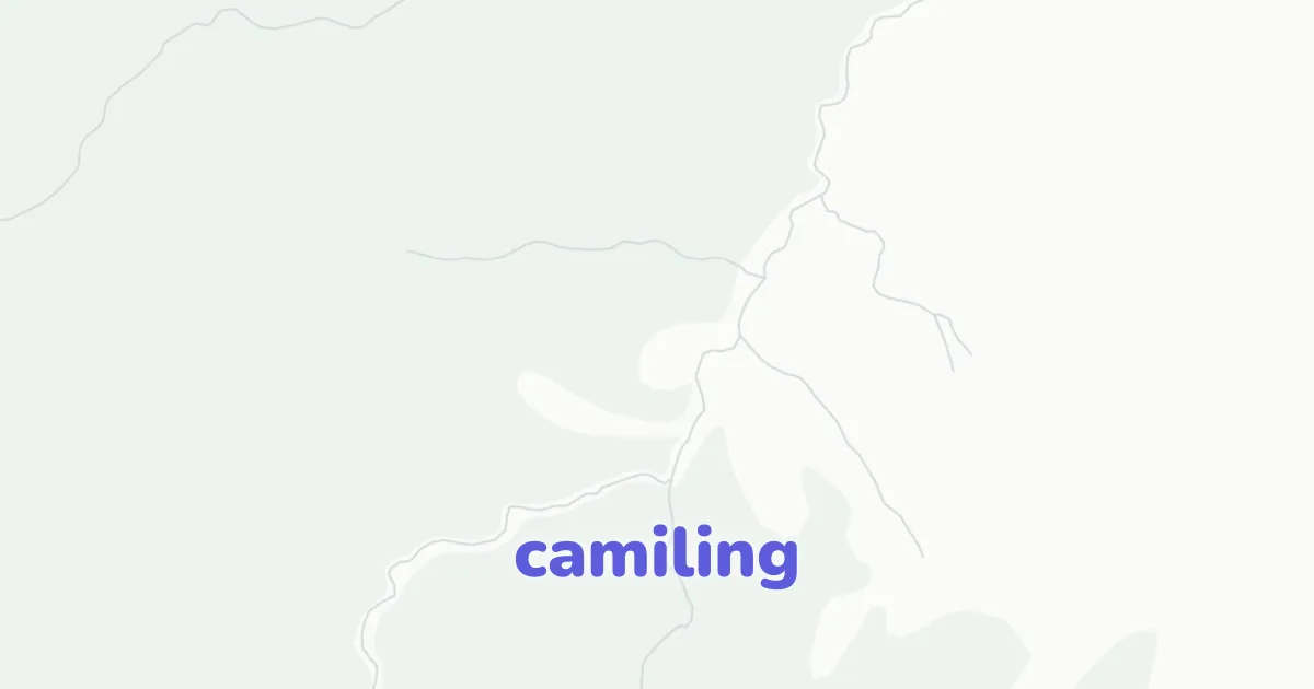 Camiling Architectural Map | ready-to-draw layered vectors | CAD ATLAS