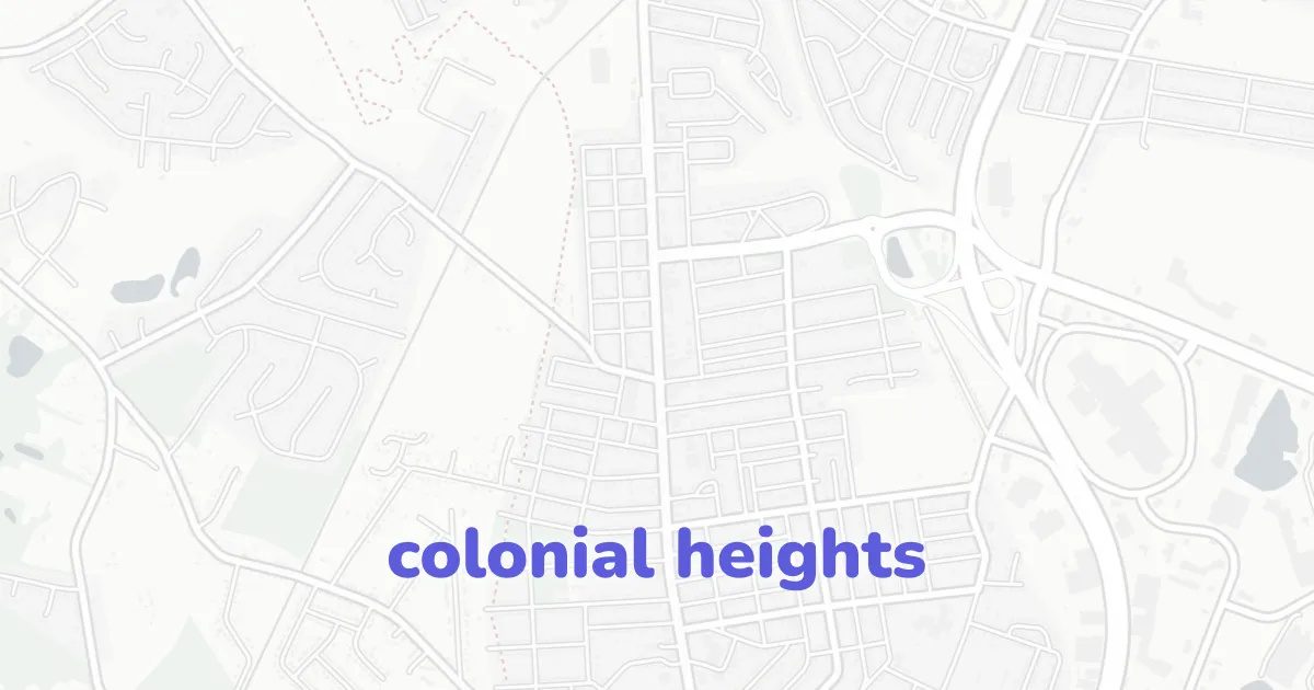 Colonial Heights architectural map | CAD Atlas | CAD ATLAS