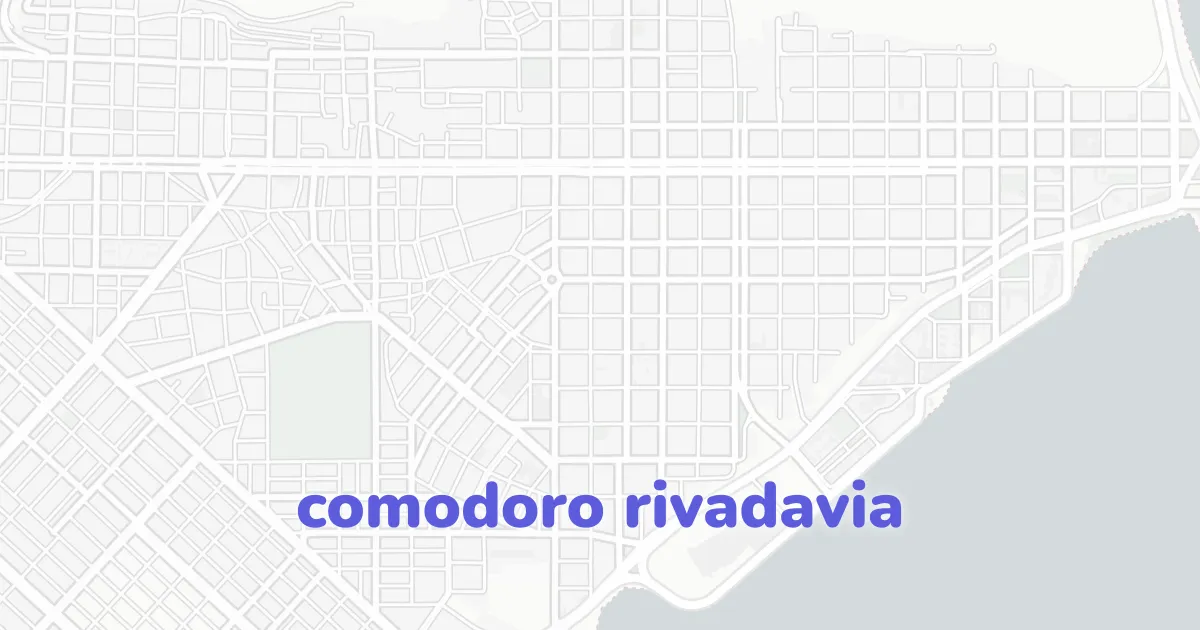 Comodoro Rivadavia Site Plan | Plano de situacion & Plano catastral DWG ...
