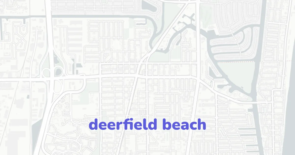 Deerfield Beach architectural map | CAD Atlas | CAD ATLAS