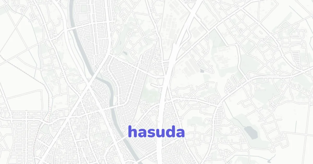 Hasuda Hasuda architectural map | CAD Atlas | CAD ATLAS