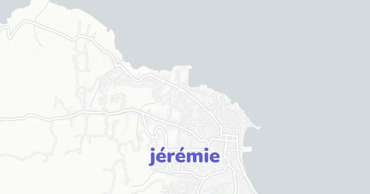 Jérémie figure ground plan | CAD Atlas | CAD ATLAS