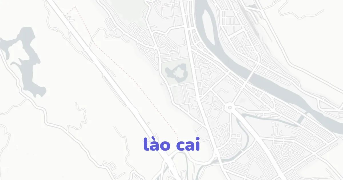 Via Cai Map Lào Cai architectural map | CAD Atlas | CAD ATLAS