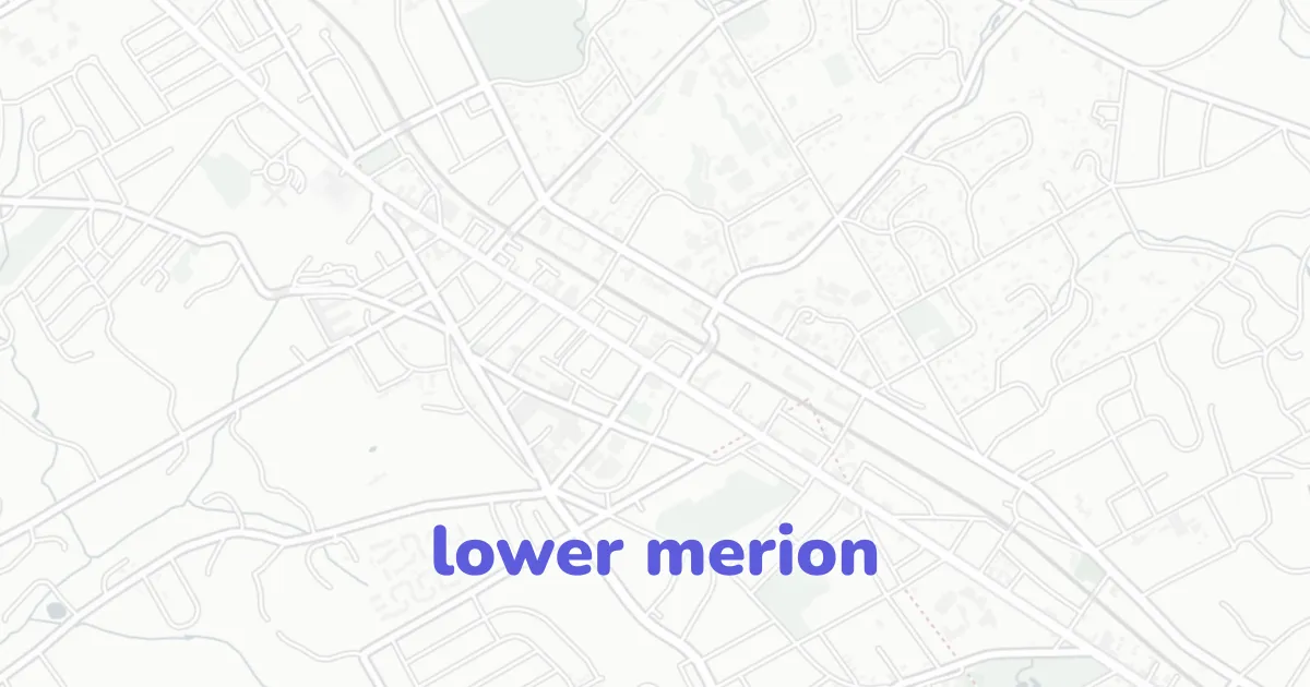 Lower Merion figure ground plan | CAD Atlas | CAD ATLAS