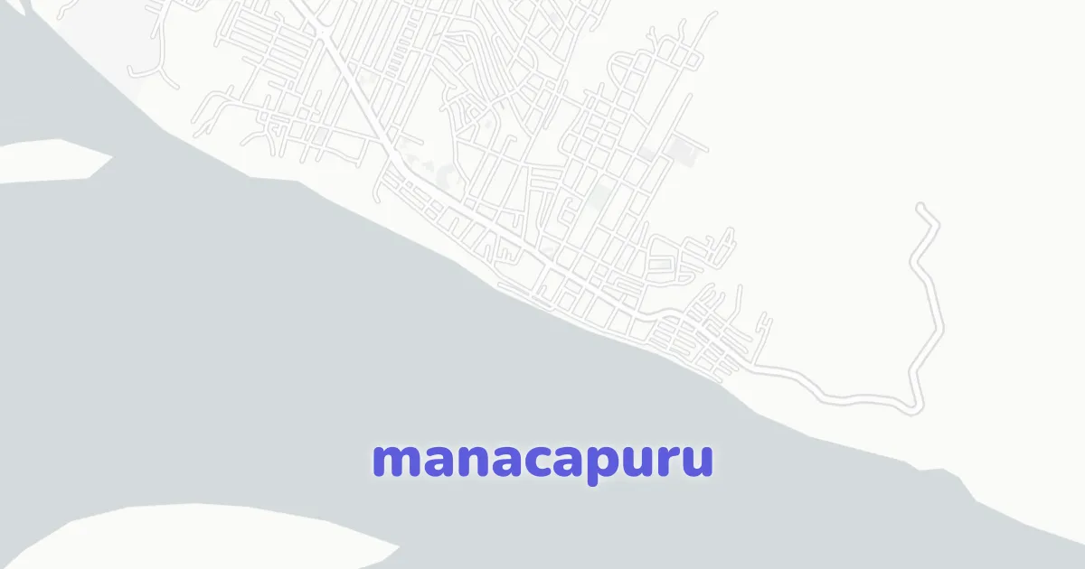 Mapuru Map Manacapuru mapa cad | CAD Atlas | CAD ATLAS