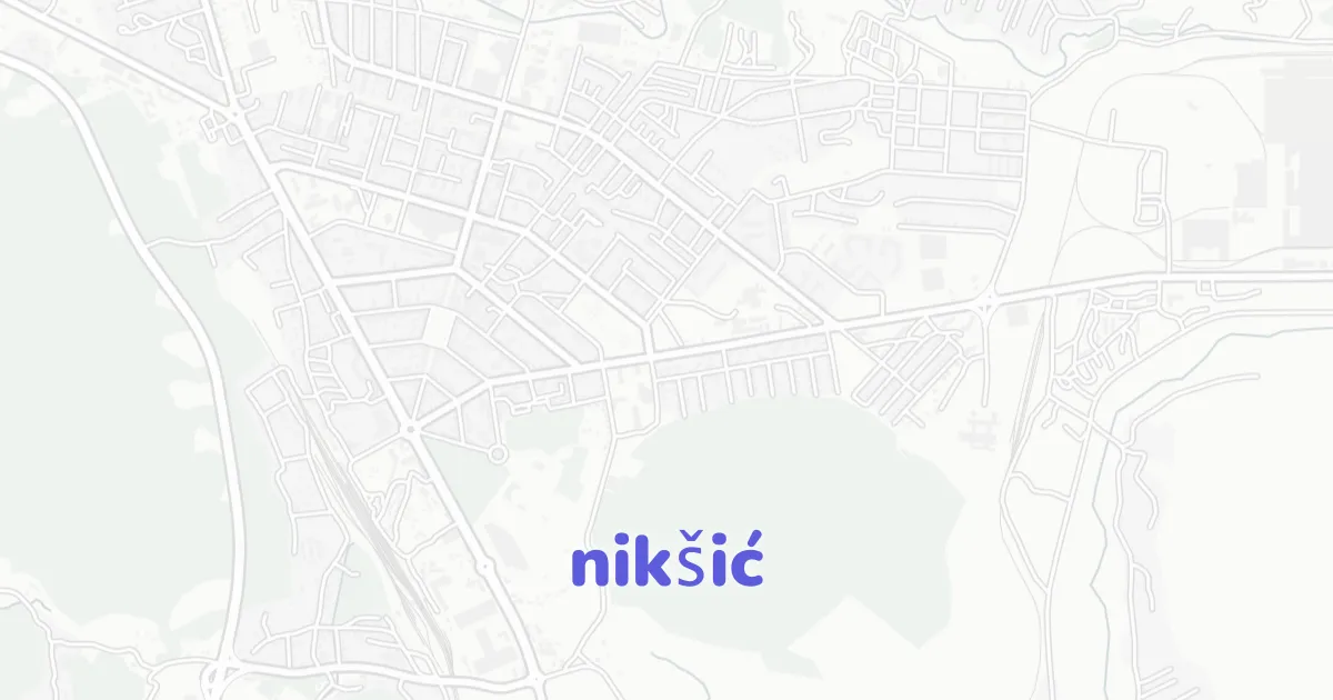 Mapa Nikag Nikšić architectural map | CAD Atlas | CAD ATLAS