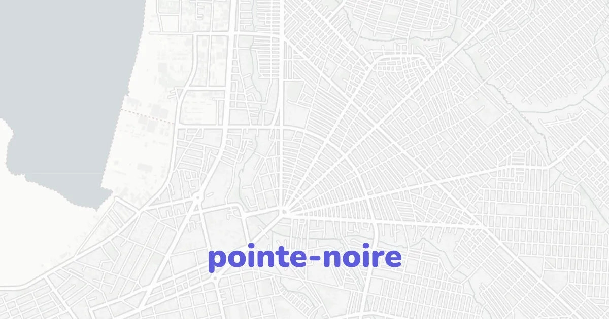 Pointe-Noire Site Plan | DWG Site Plan | CAD ATLAS