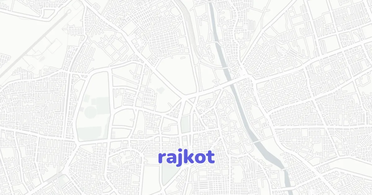 Rajkot Architectural Map | ready-to-draw layered vectors | CAD ATLAS