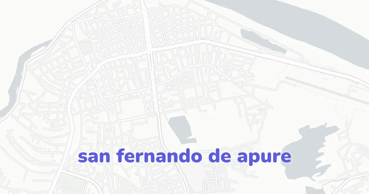 San Fernando de Apure Site Plan | DWG Site Plan | CAD ATLAS
