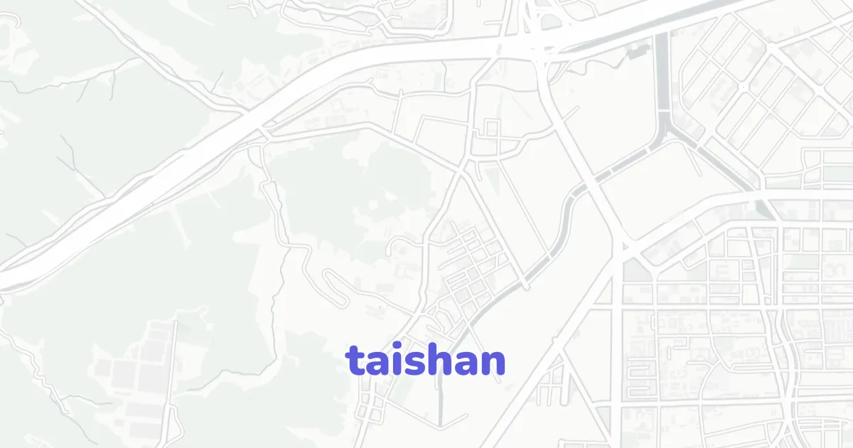 Toisan Map Taishan architectural map | CAD Atlas | CAD ATLAS