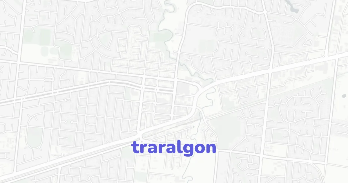 Traralgon figure ground plan | CAD Atlas | CAD ATLAS