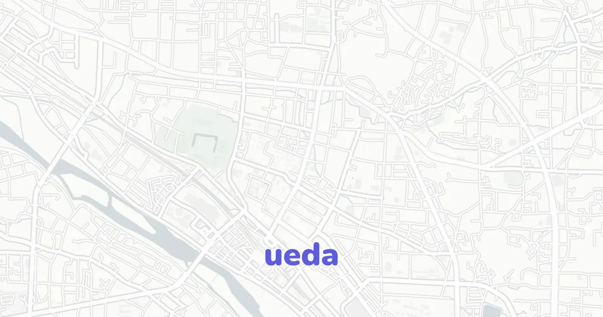 Ueda architectural map | CAD Atlas | CAD ATLAS