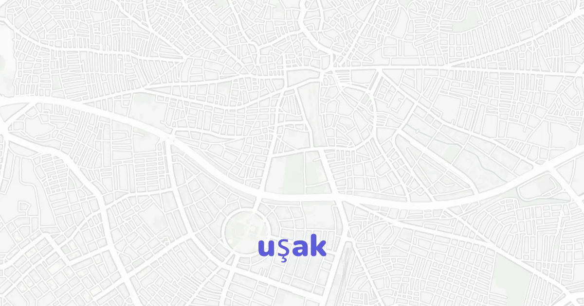 Uşak architectural map | CAD Atlas | CAD ATLAS