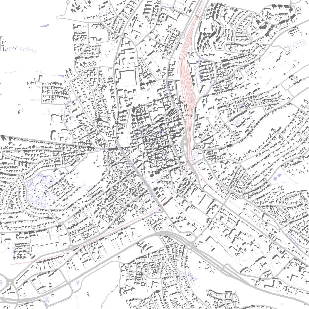 Aalen site plan (2.5 km)