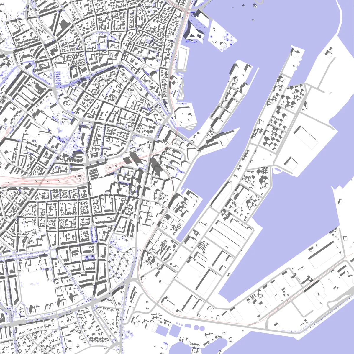Aarhus site plan (2.5 km)
