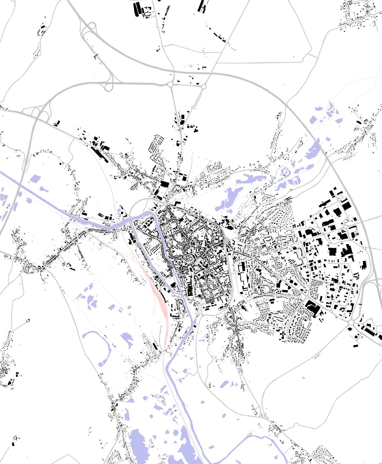 Abbeville Schwarzplan