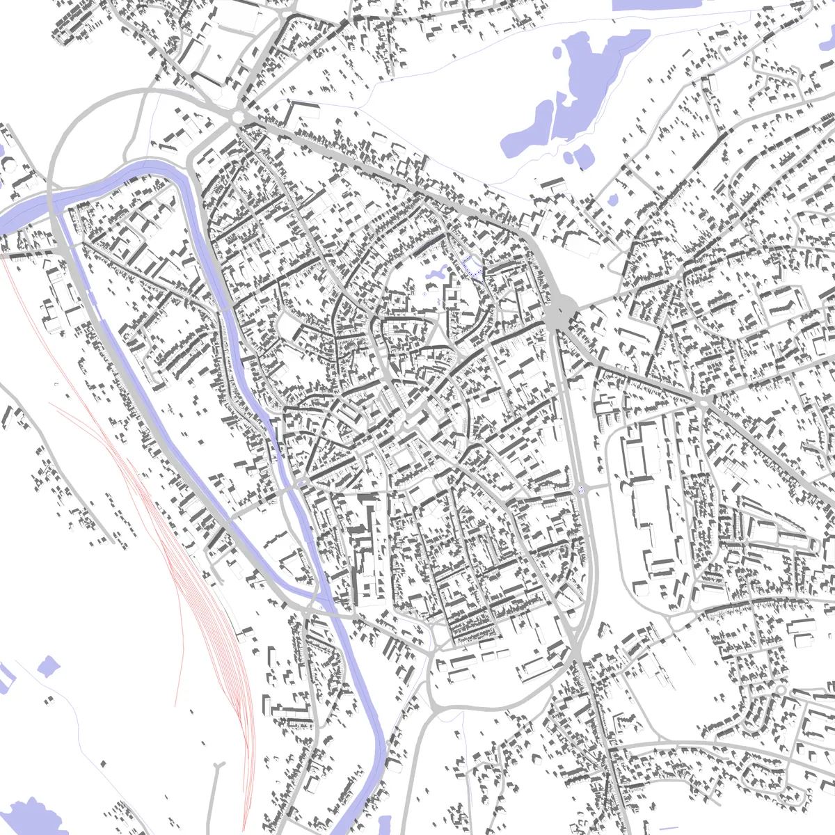 Abbeville Lageplan (2,5 km)