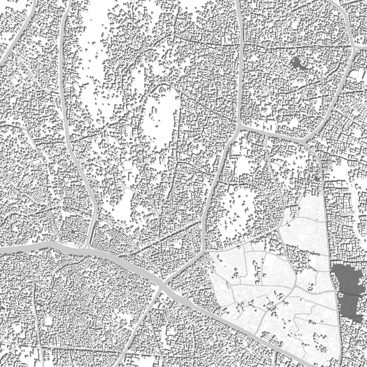 Abeokuta Lageplan (2,5 km)