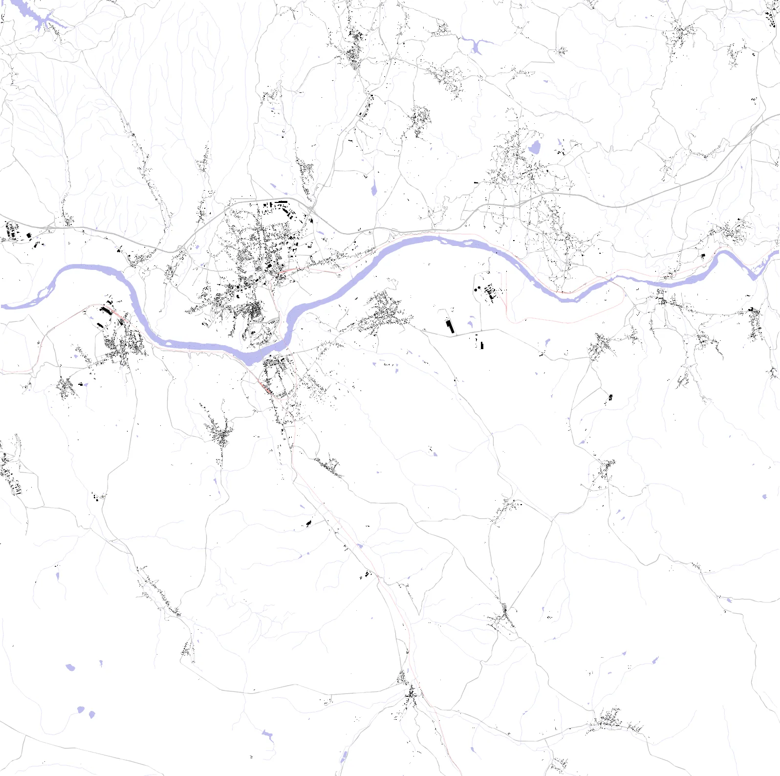 Abrantes figure ground plan