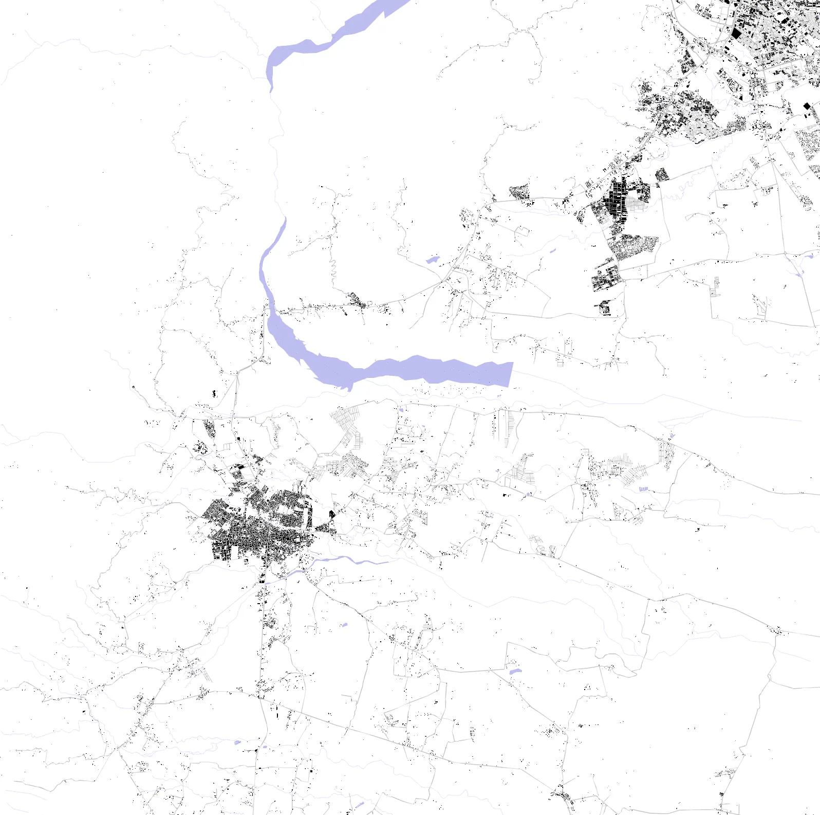 Acacías plano de masas