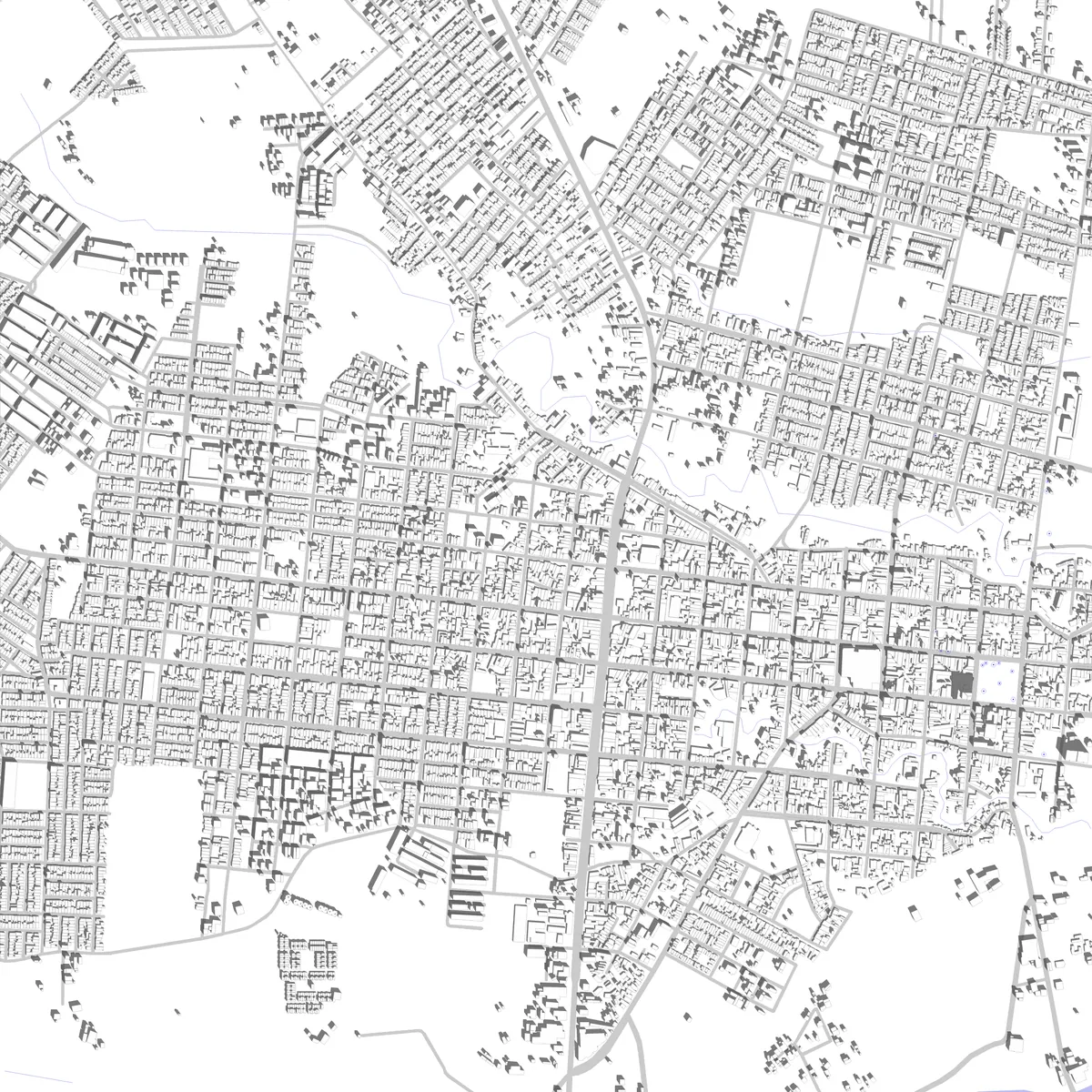 Acacías plano de situación (2,5 km)
