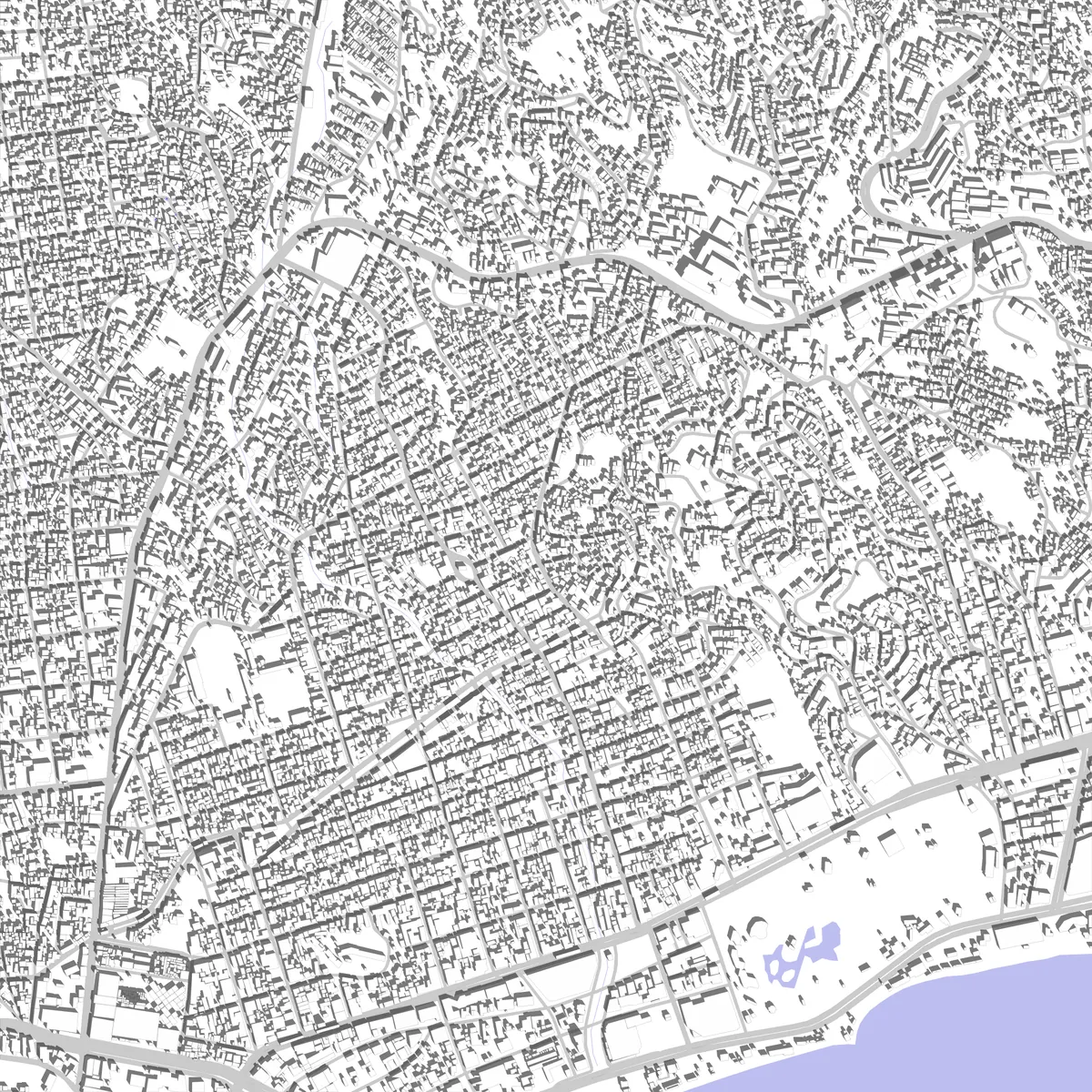 Acapulco plano de situación (2.5 km)