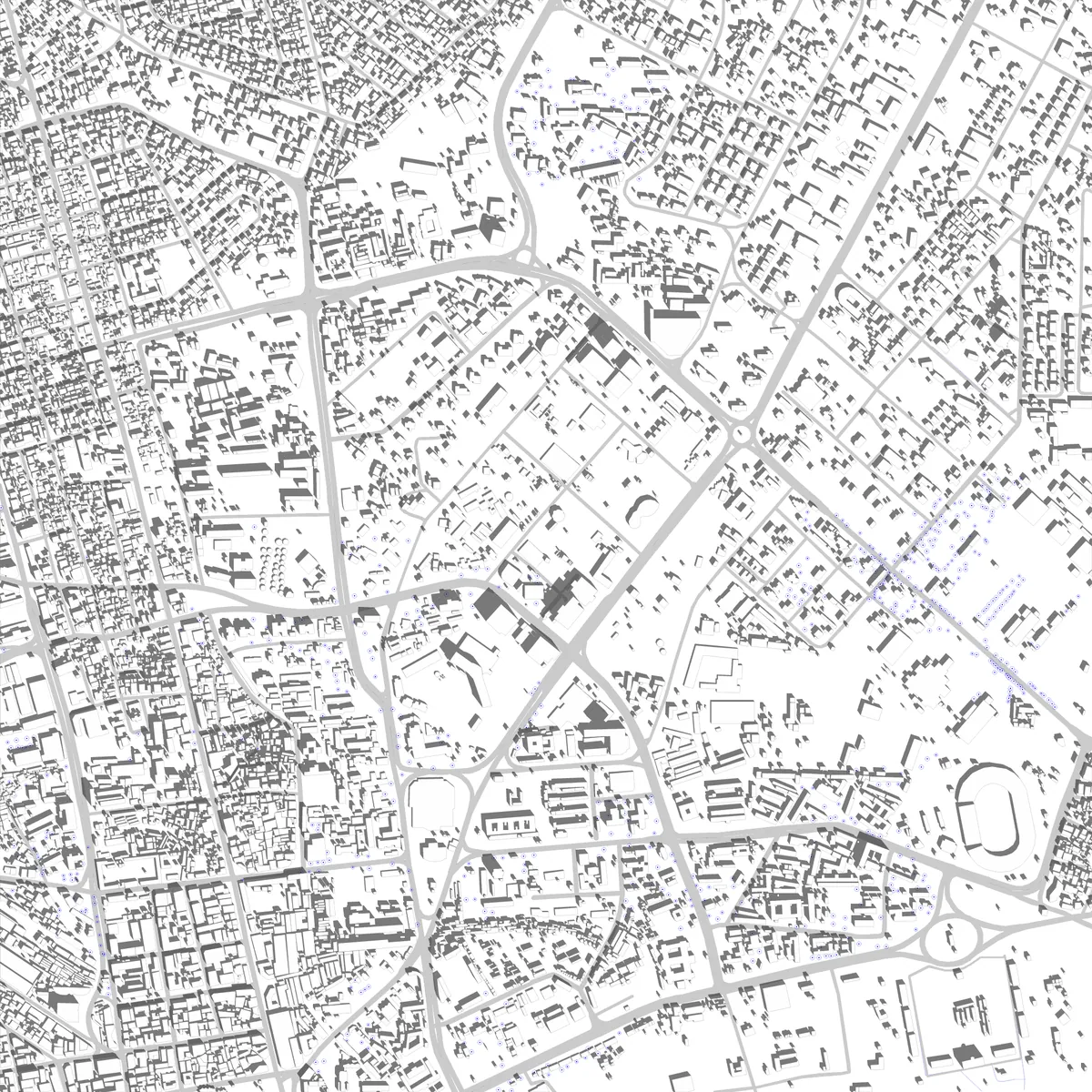 Accra Lageplan (2,5 km)