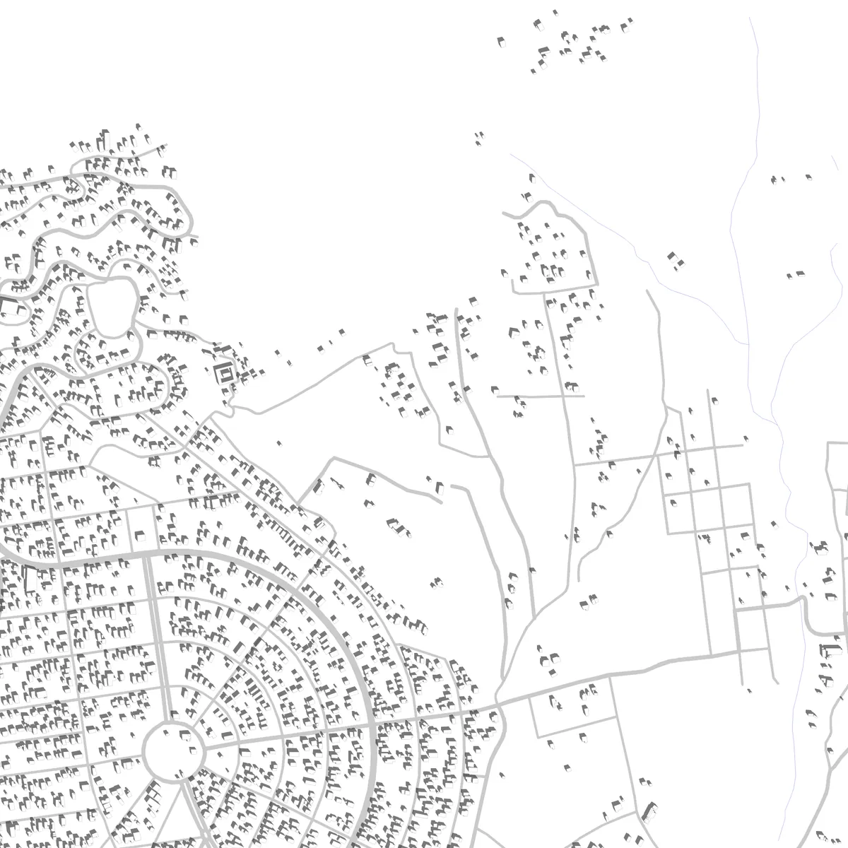 Acharnes Lageplan (2,5 km)