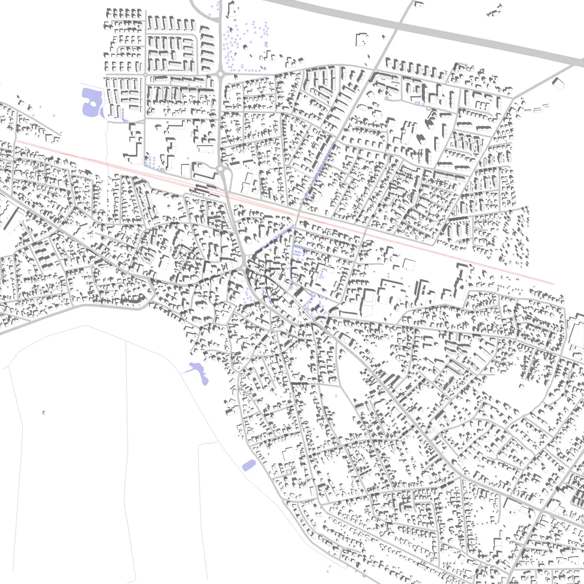 Achim Lageplan (2,5 km)