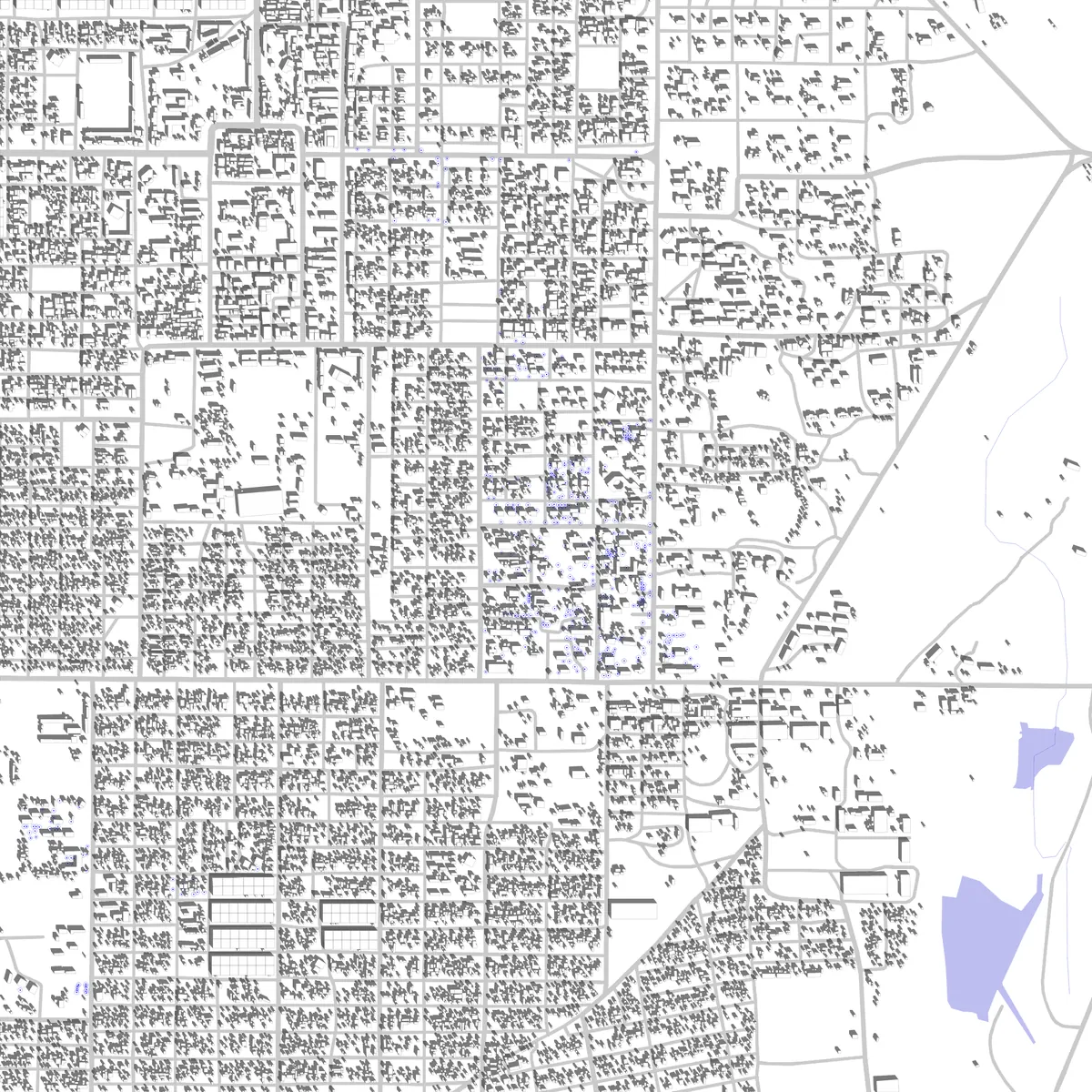 Ad-Damazin site plan (2.5 km)