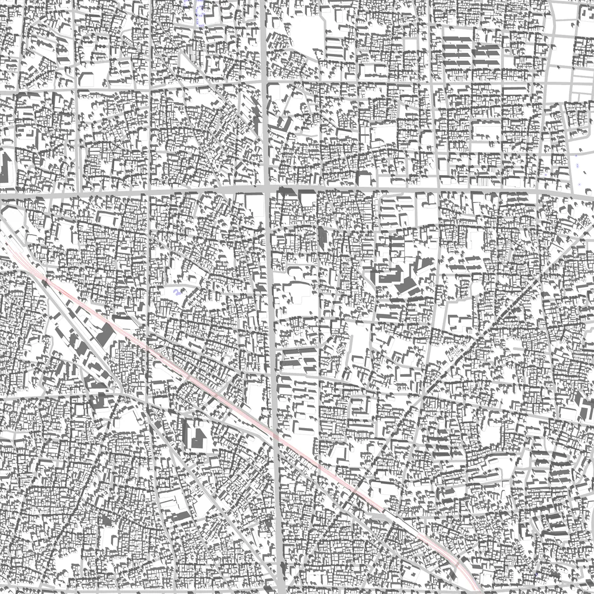 Adachi-ku site plan (2.5 km)