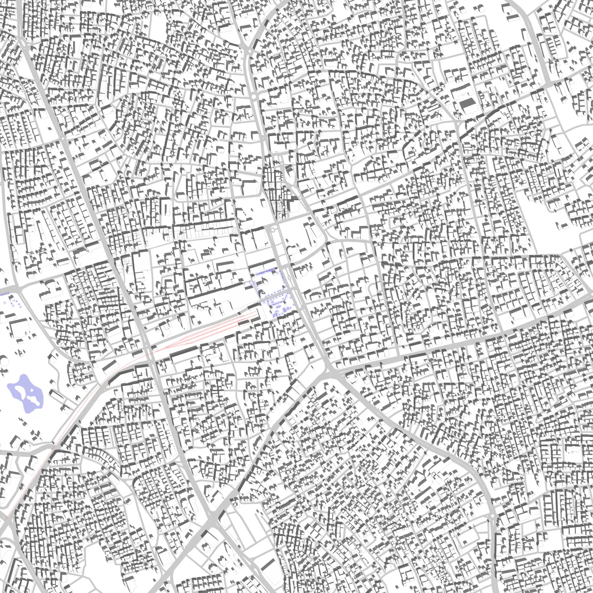 Adapazarı site plan (2.5 km)