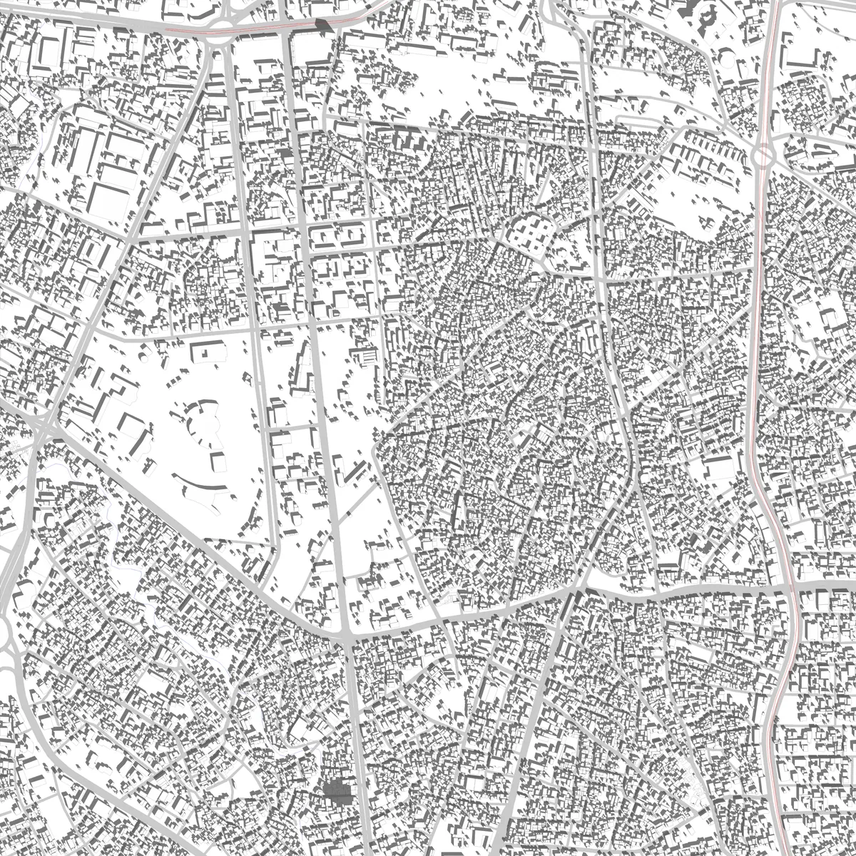 Addis Ababa site plan (2.5 km)