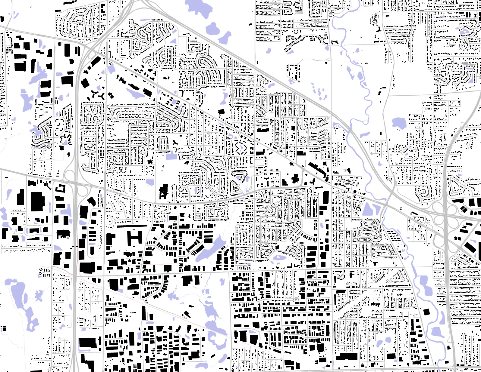 Addison figure ground plan