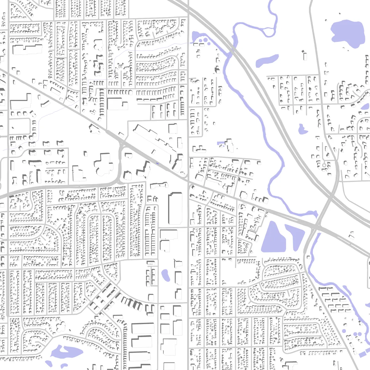 Addison site plan (2.5 km)