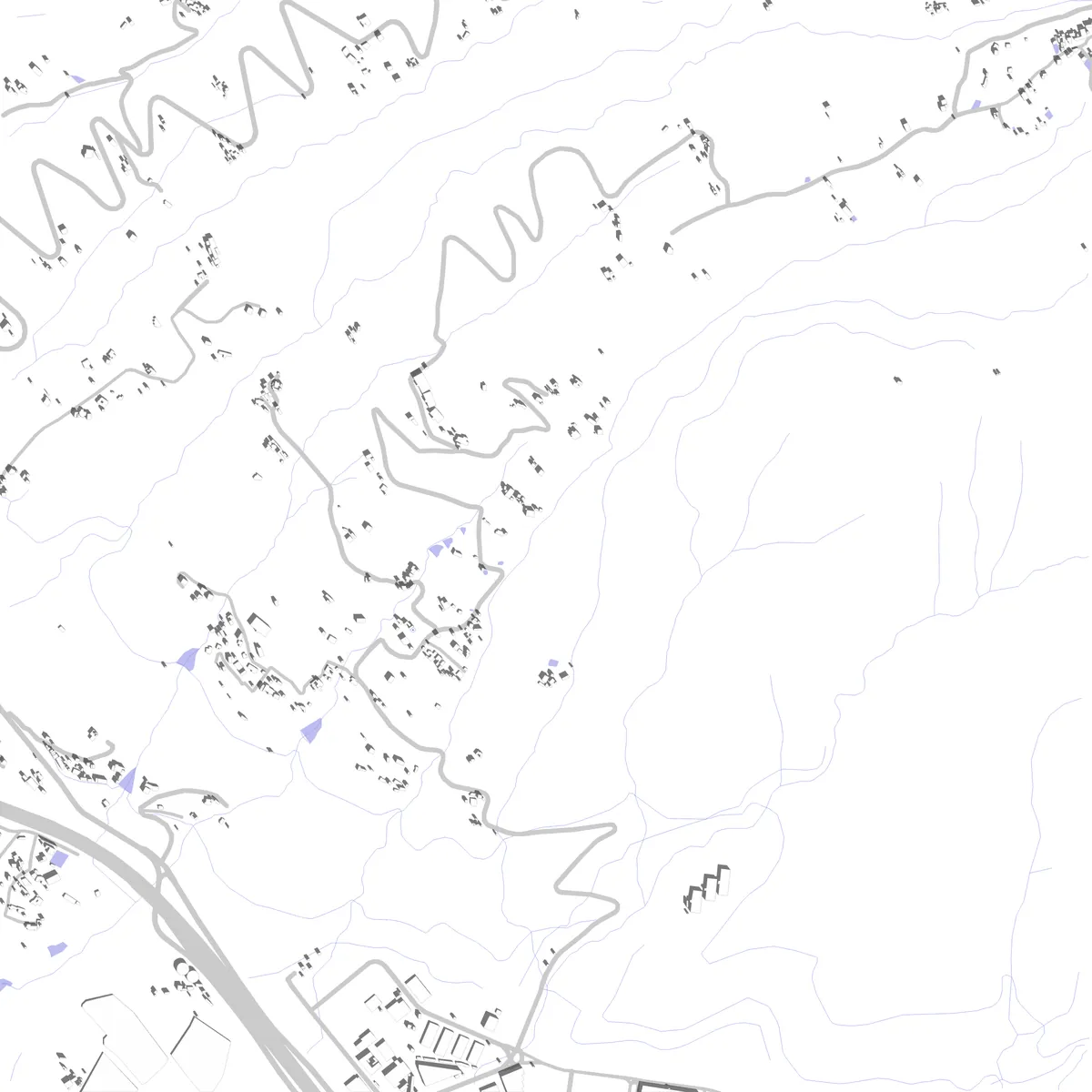 Adeje plano de situación (2.5 km)