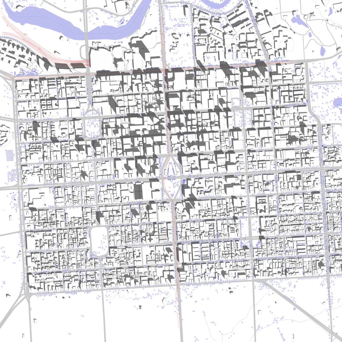 Adelaide Lageplan (2,5 km)