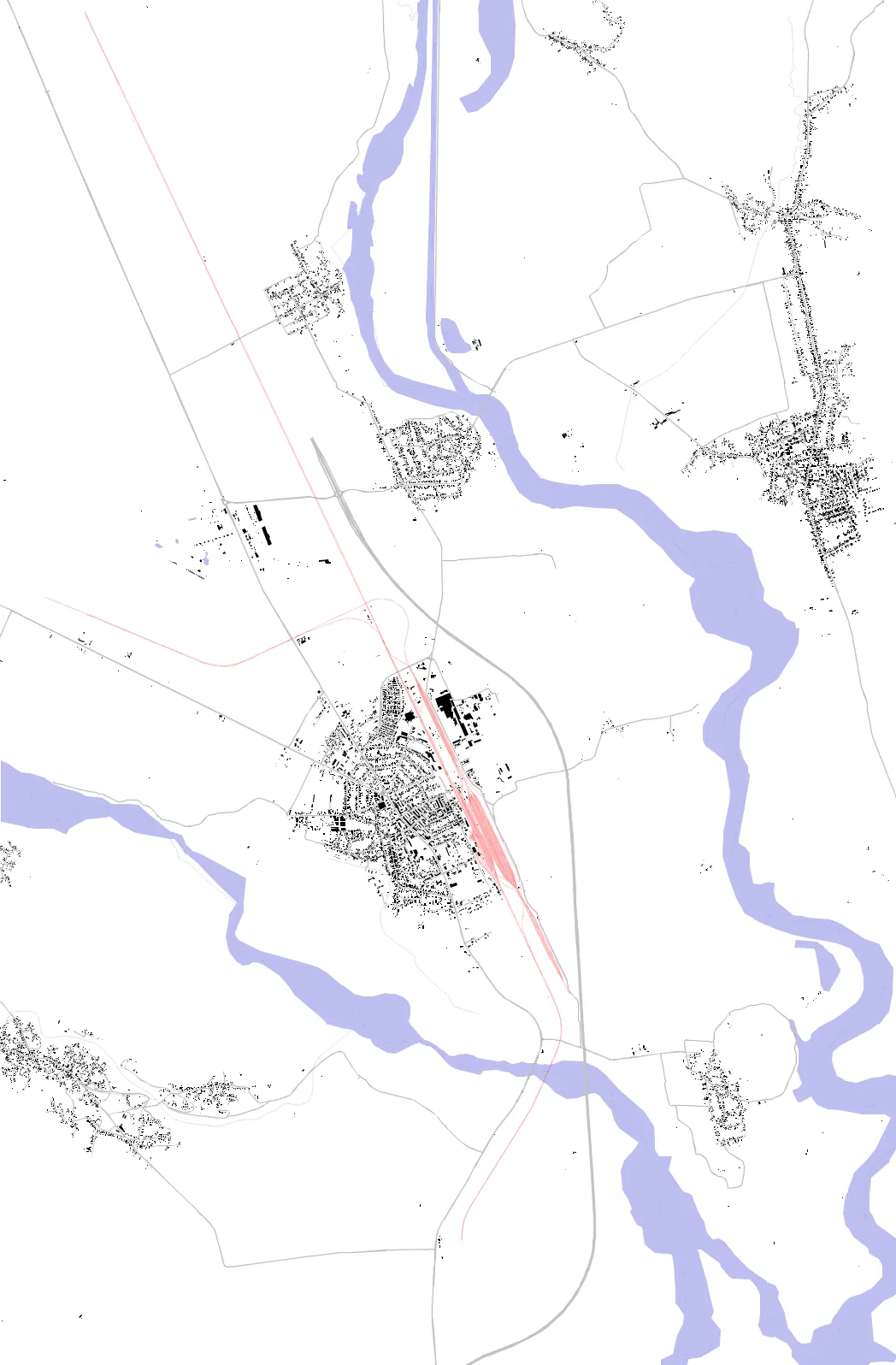 Adjud figure ground plan