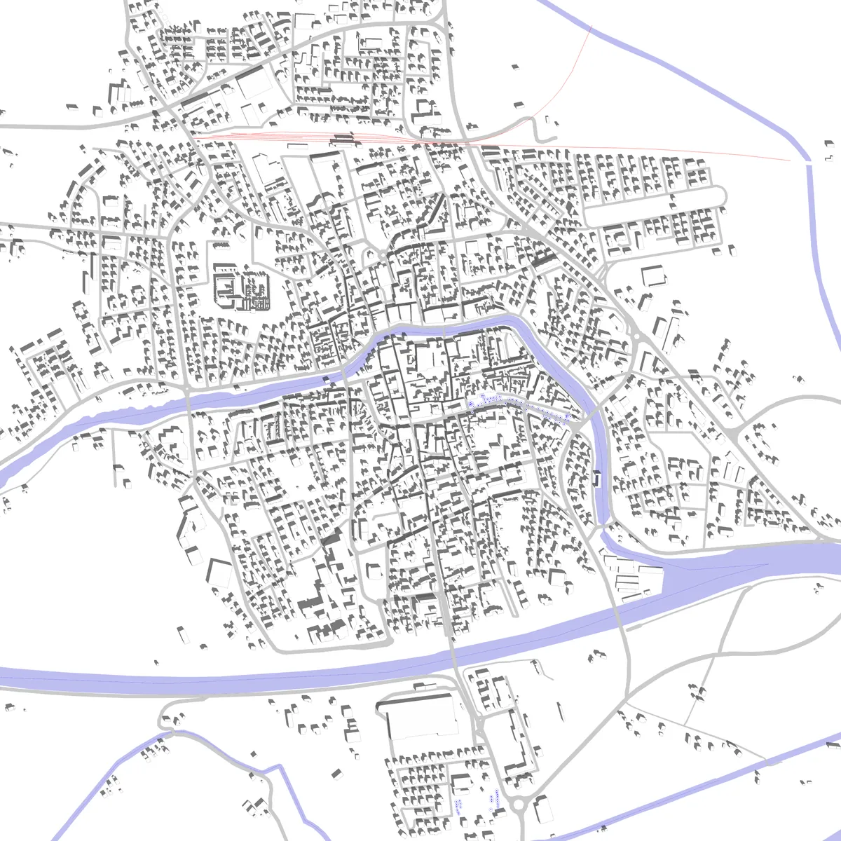 Adria planimetria di sito (2,5 km)