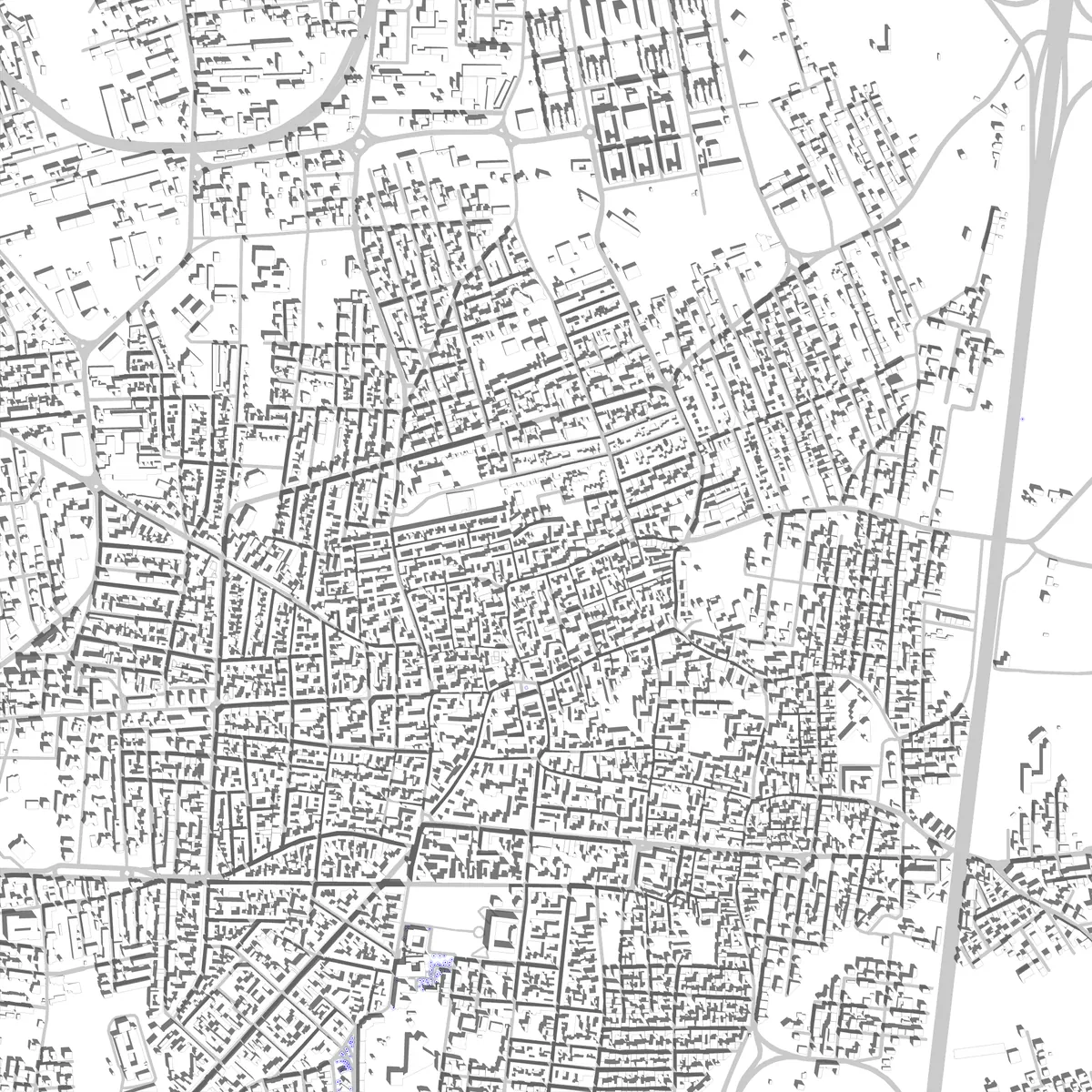 Afragola planimetria di sito (2,5 km)