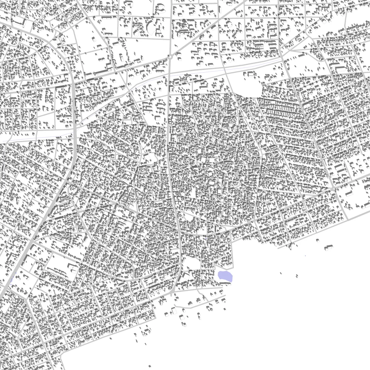 Agadez Lageplan (2,5 km)