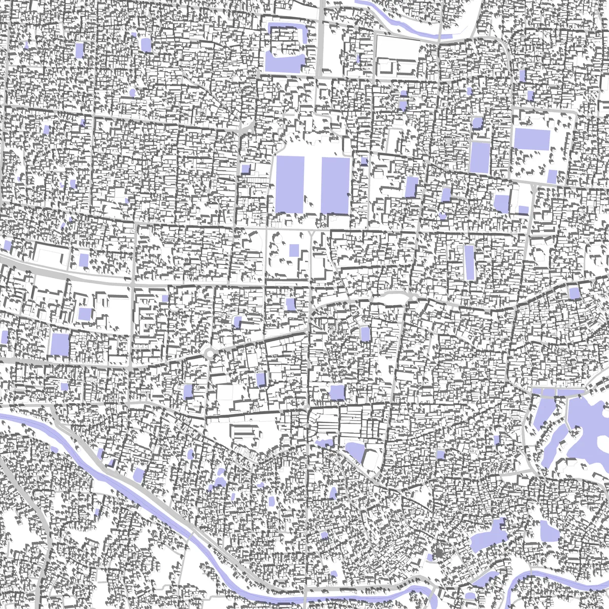 Agartala site plan (2.5 km)