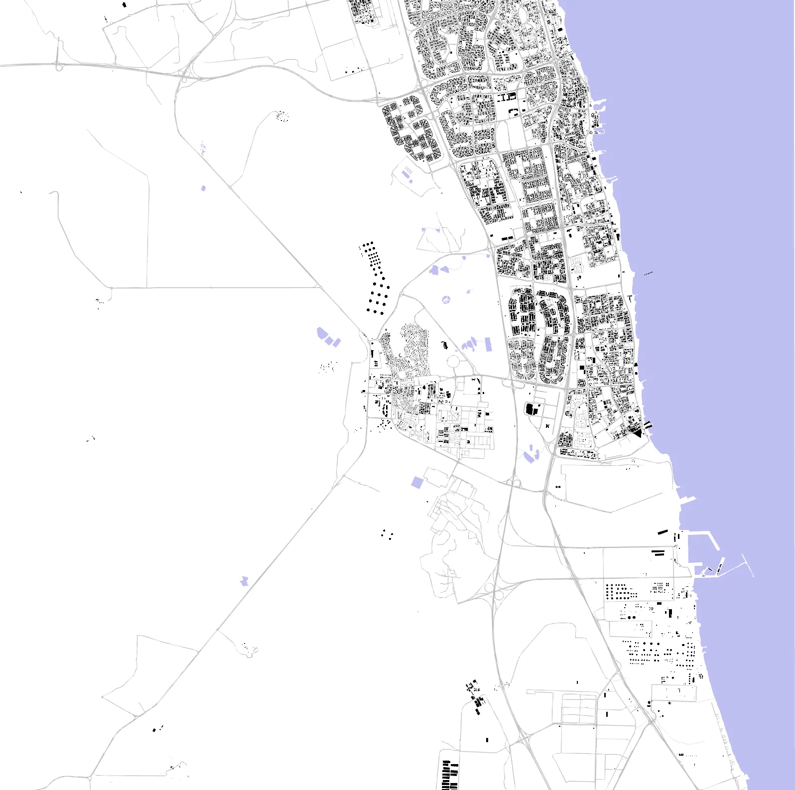 Ahmadi figure ground plan