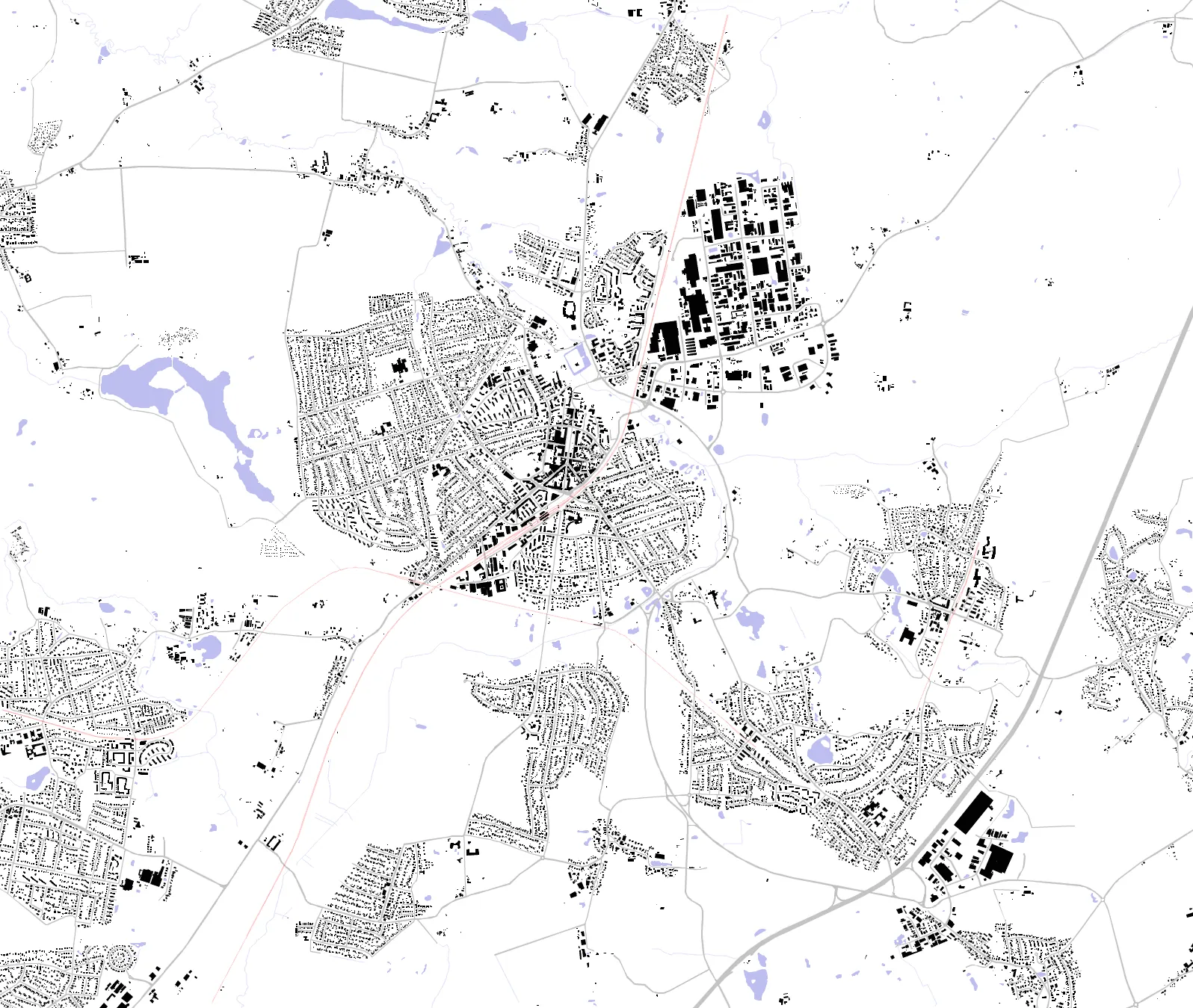 Ahrensburg figure ground plan