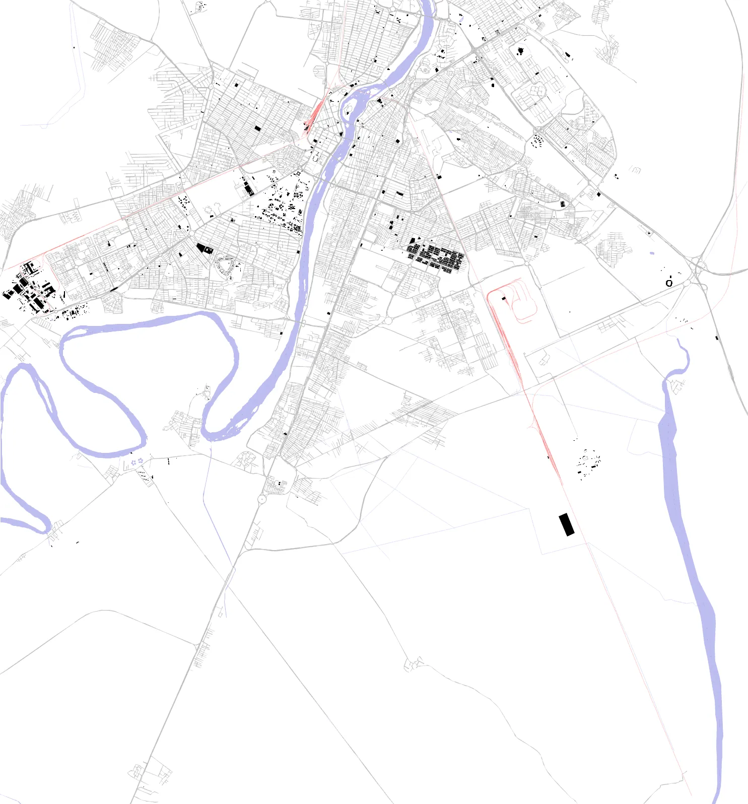 Ahvaz Schwarzplan