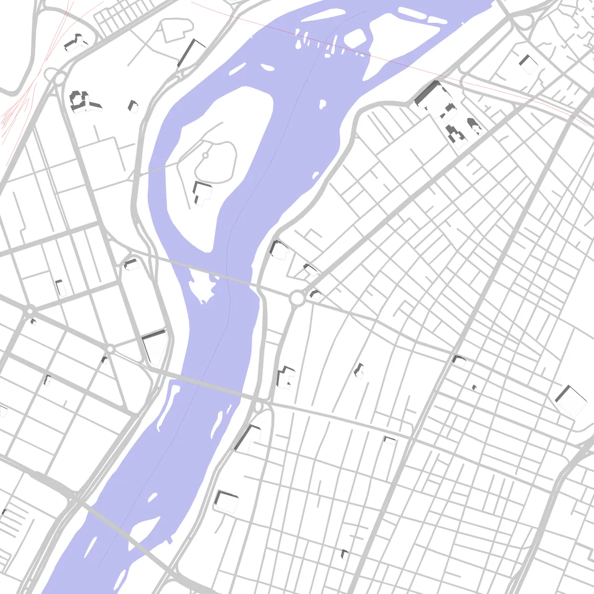 Ahvaz Lageplan (2,5 km)